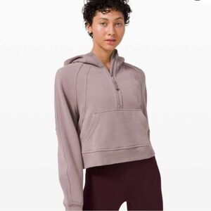 Lululemon Woman’s Mauve Scuba Half Zip Hoodie
